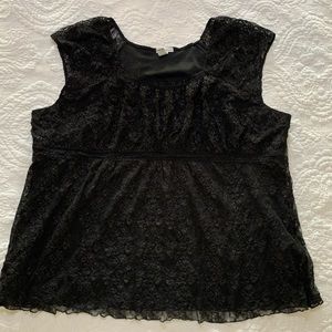 Sleeveless Lace Top